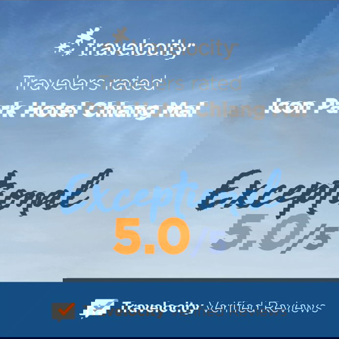 Travelocity 5.0 rated for the stylish, spacious rooms and 4-star value at Icon Park Hotel.