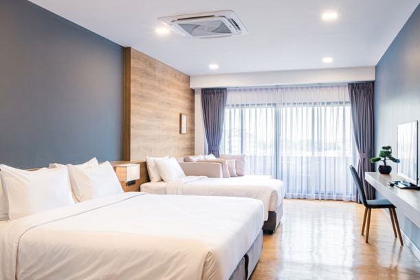 Spacious 60sqm Family Executive Suite with separate living area at Icon Park Hotel Chiang Mai