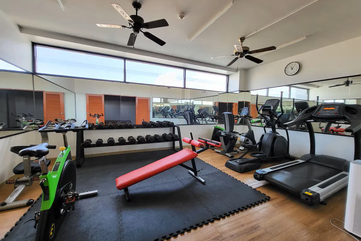 Modern hotel gym and fitness center facilities for guests at Icon Park Chiang Mai